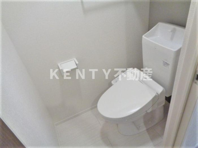 【トイレ】 | アンジュール多摩川 | 落ち着いた色調のトイレです