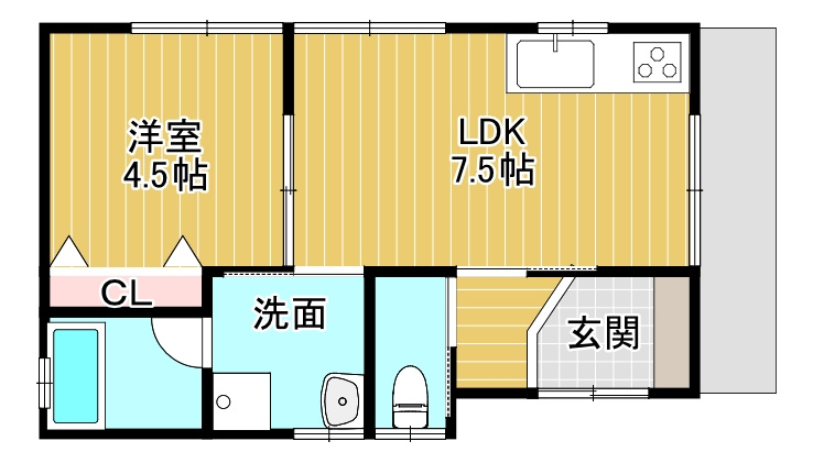 都島区大東町1丁目　貸家の画像