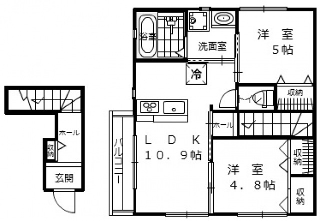 Ｅ-ＭＡⅢの間取り