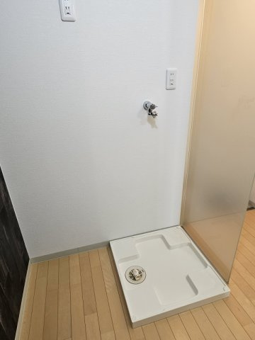 Stadt Portの内装|室内洗濯機置き場。横は冷蔵庫置き場です
