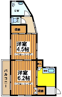 【間取り】 | 本町ハイム
