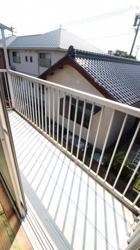 サンシティ青山のバルコニー