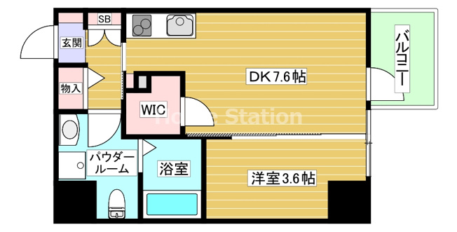 【間取り】 | アドバンス西梅田Ⅳエール