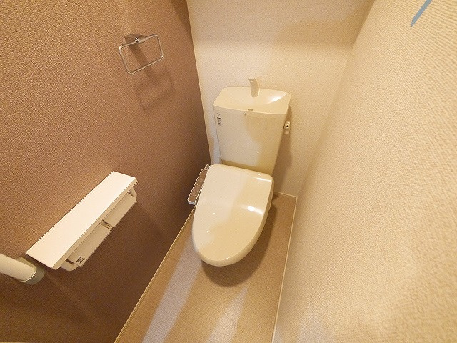 ガーデン・ヴィラ　サンサンのトイレ|コンパクトで使いやすいトイレです