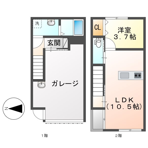 GrandGarageNAKASEの間取り