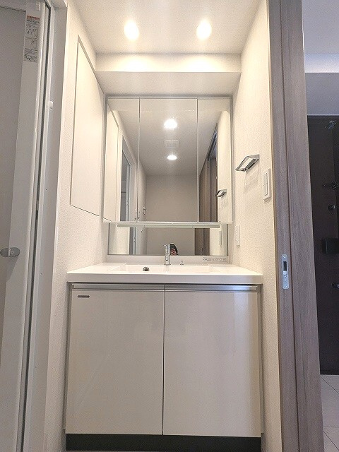 ONE ROOF RESIDENCE ASAKUSABASHIの洗面所