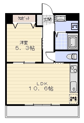 塔世西裏ＭＳビルの間取り