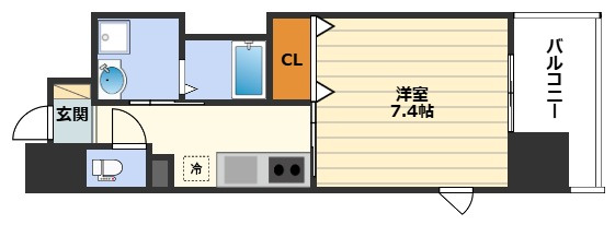 レジデンス南森町の間取り
