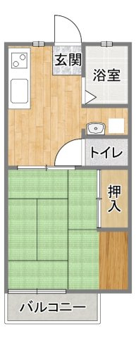 ウエストハイツの間取り