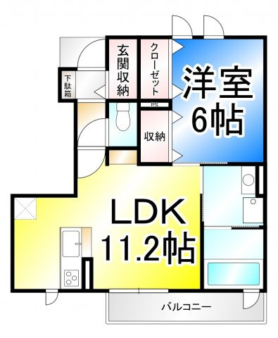 シャンピニオン　ルージュの間取り