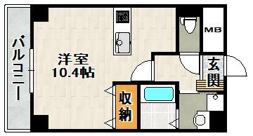 茜苑レジデンスの間取り