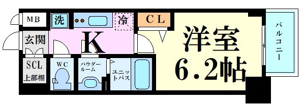 【間取り】 | プレサンス堺筋本町ディスティニー