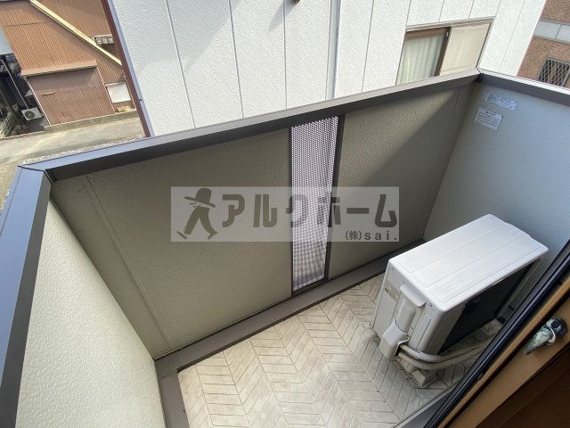 クレールヒルズのバルコニー
