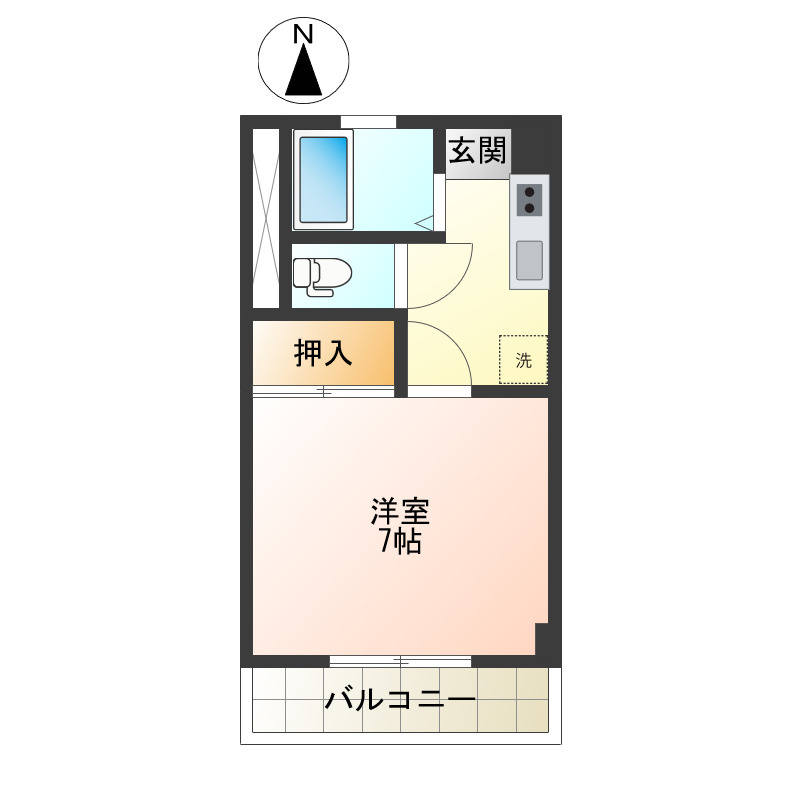 メイプルハウスⅡの間取り