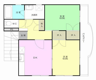 【間取り】 | ワンカラー北斎院