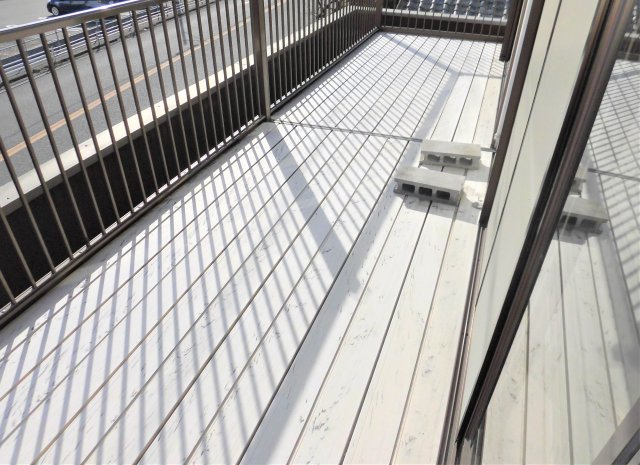 墨俣町K様戸建貸家のバルコニー