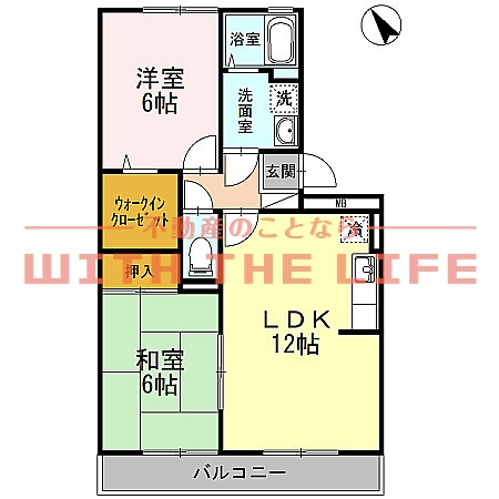 ペイサージュ上津【キャッシュバック対象】の間取り