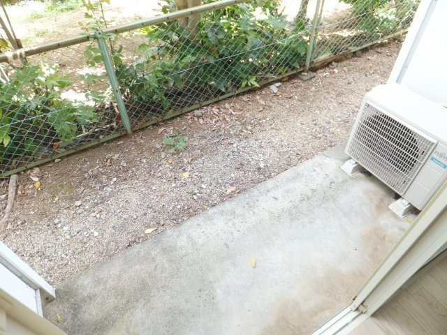 カーサフロール西船のバルコニー