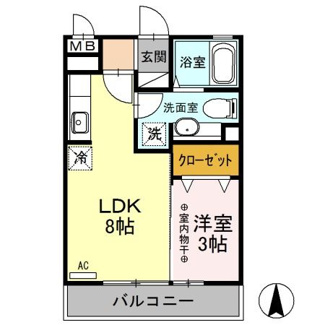 【間取り】 | クレール　シャンブル
