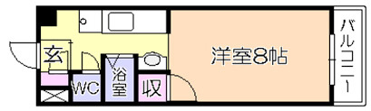 江崎ガーデンビルの間取り