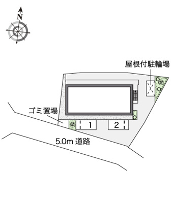 【地図】 | メゾン　ド　ブーケⅡ