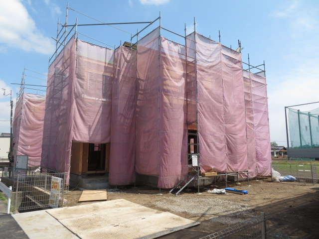 佐波郡玉村町上新田Ⅱ期（全3棟）1号棟の外観|2022.4撮影