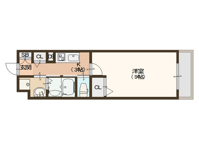 【間取り】 | ブラン花園町