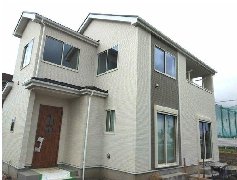 佐波郡玉村町上新田Ⅱ期（全3棟）2号棟の外観|外観は落ち着いています