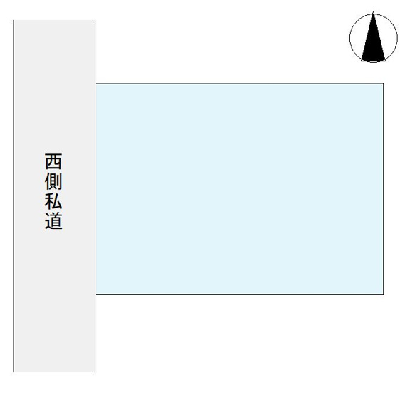 【区画図】 | 中野区本町２丁目 新築戸建 | 区画図：西側接道　整形地