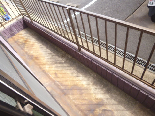 エトワールＡのバルコニー