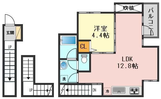 Russet Squareの間取り