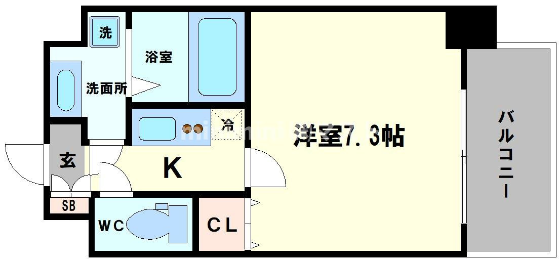 CASSIA福島駅前の間取り