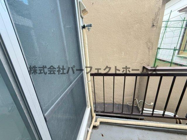 交野市郡津４丁目のアパートのバルコニー|お洗濯にも便利なバルコニー付き