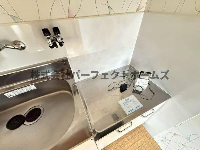 交野市郡津４丁目のアパートのキッチン|使いやすいキッチンです