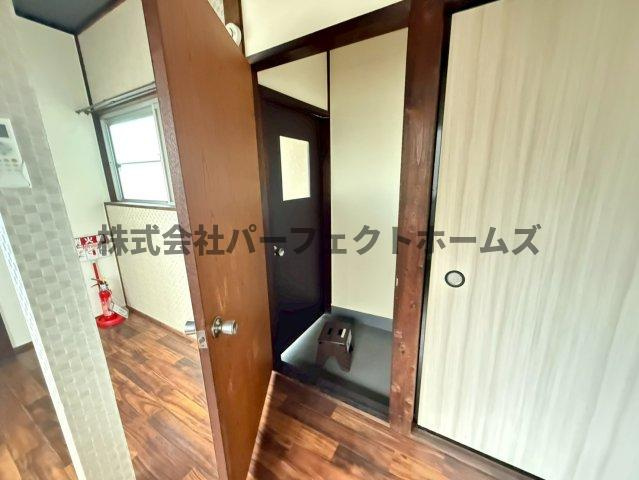 交野市郡津４丁目のアパートの玄関|きれいな玄関です