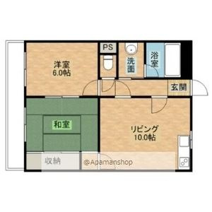 中島コーポラスの間取り
