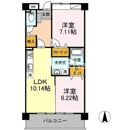 カンタベリーコートの間取り