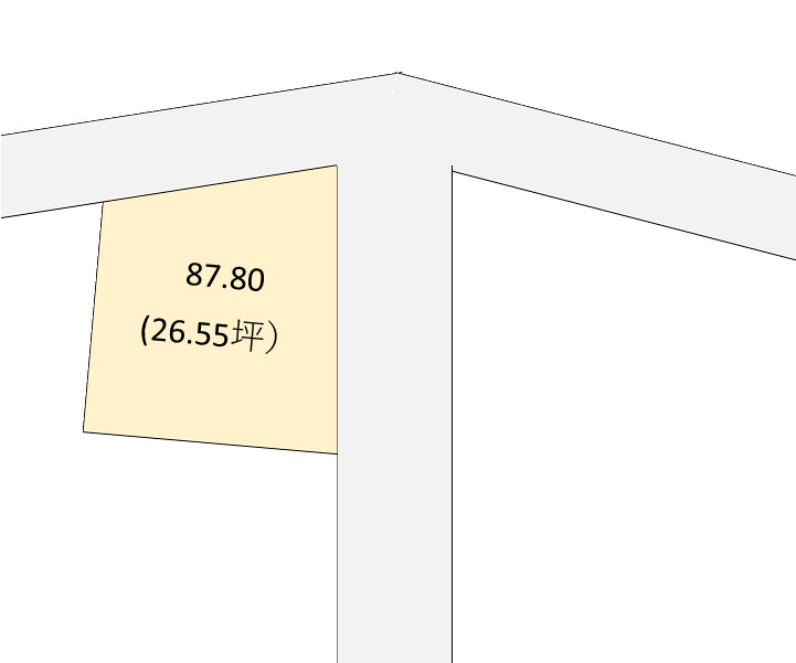 和歌山市和歌浦西1丁目・土地・56709の区画図