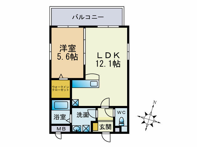【間取り】 | クレセント美野島