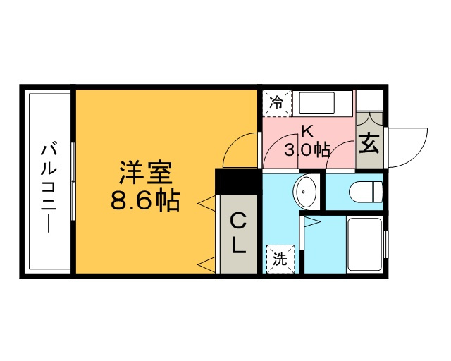 パティオ上津【キャッシュバック対象物件】の間取り