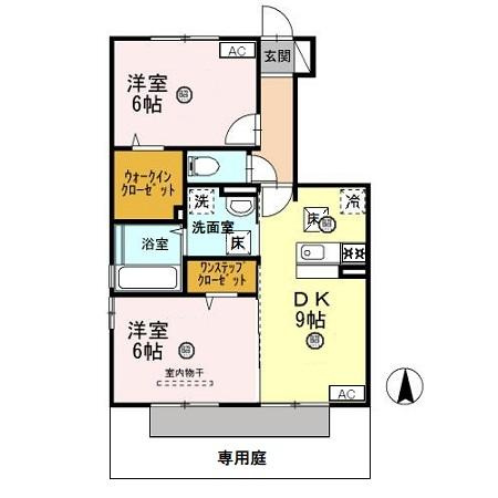 【間取り】 | サンシャイン B棟