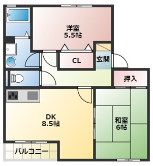 【間取り】 | サンガーデン浄泉　東棟　 | 間取り☆イメージ写真