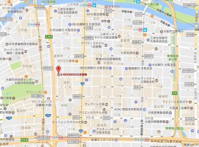 【地図】 | S-RESIDENCE淀屋橋