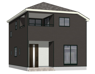 【外観パース】 | 吉野町　新築戸建　39-3