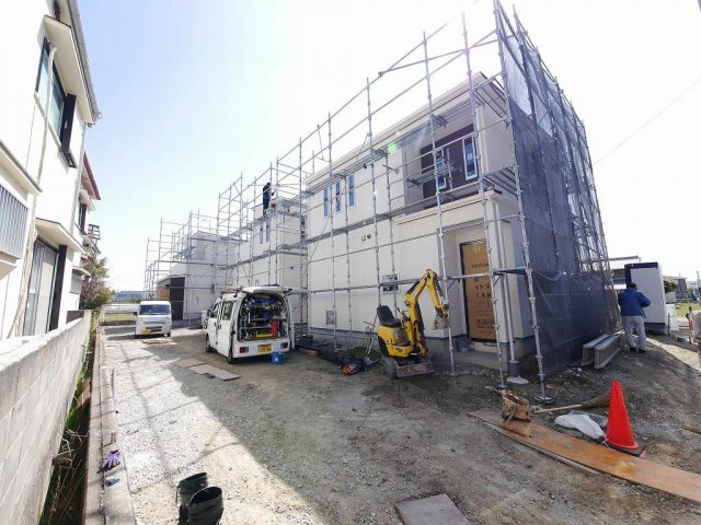 高津橋貸家　1号地の駐車場