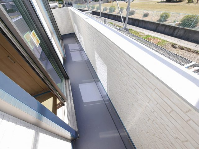 高津橋戸建３号地のバルコニー