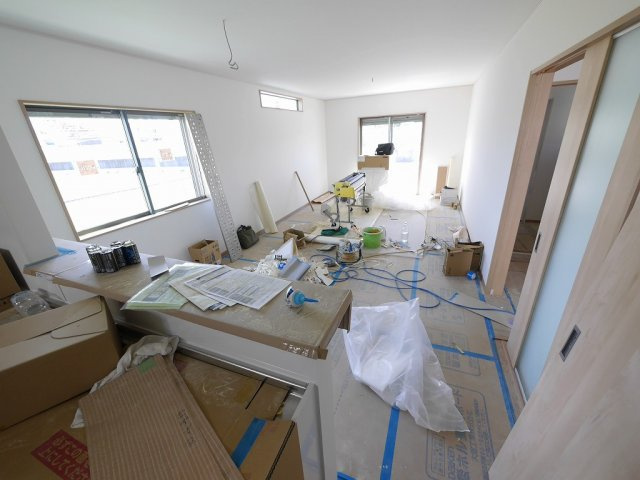 高津橋戸建３号地の居間・リビング