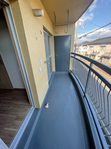 高木マンションのバルコニー