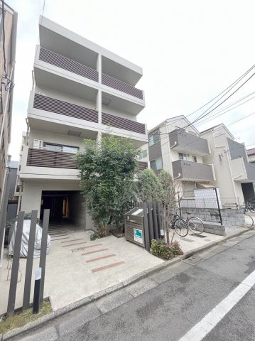 ＯＡＫＳ江古田ラシクラスの外観|閑静な住宅街にひときわ目立つコンクリートの外観