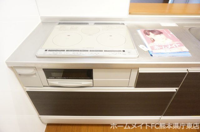 熊本市中央区帯山２丁目のアパートのキッチン